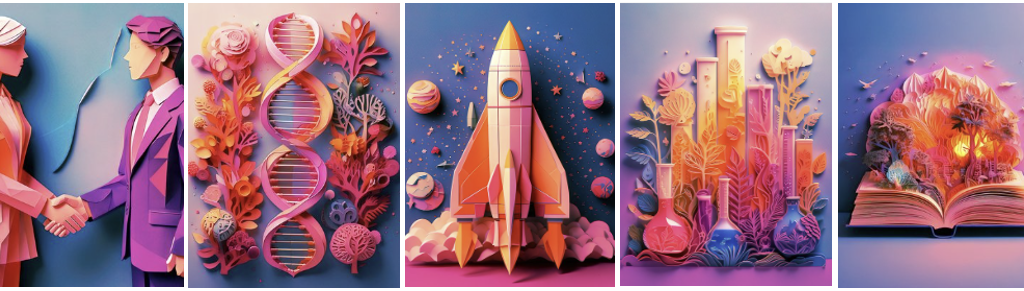 KnowVa Coach subjects illustration showcasing career guidance, science, innovation, leadership and learning pathways