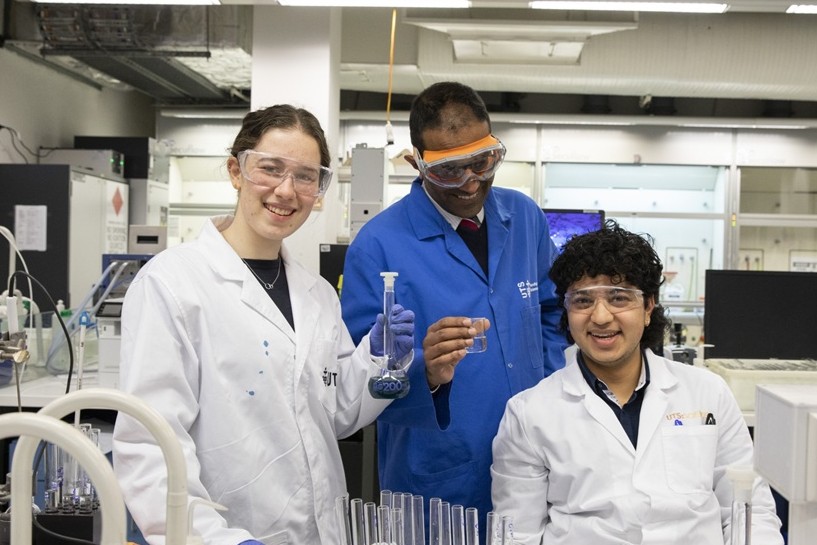 Westbourne College students engaged in laboratory learning