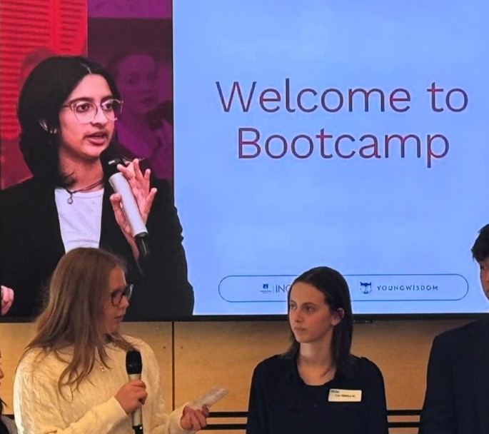 Westbourne College students participating in a bootcamp event hosted with Macquarie University
