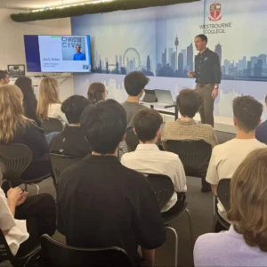 Westbourne Business Connect career conversation with civil engineer Mark Dolan from Christie Civil