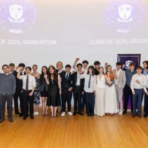 Westbourne College Sydney Class of 2025 graduates celebrating their IB Diploma results.