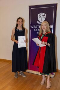 Zara Lanzarone, Year 10 student at Westbourne College Sydney, recognised with the ADF Long Tan Youth Leadership and Teamwork Award.
